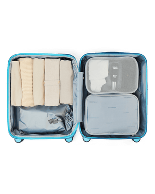 Inside of case packed