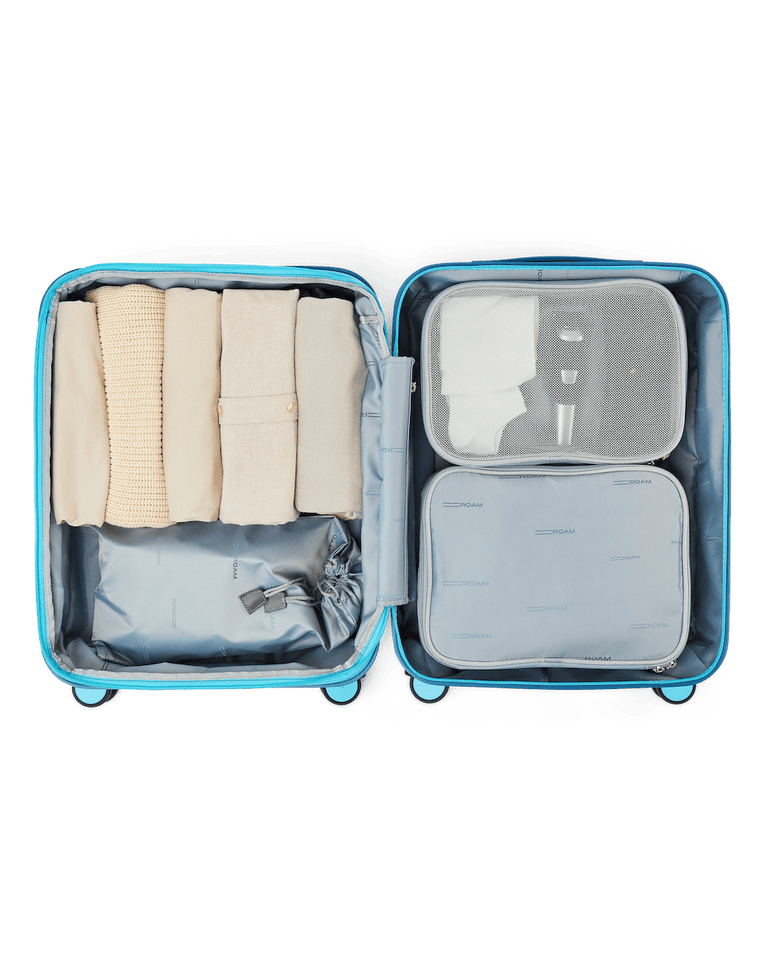 Inside of case packed