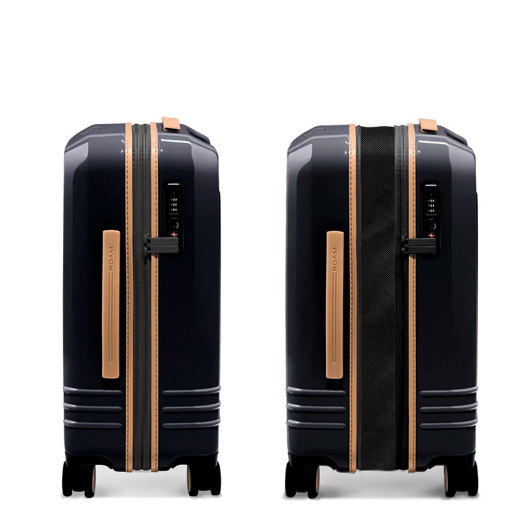 Expandable feature provides up to 30% more packing capacity – pack more for an extended stay.