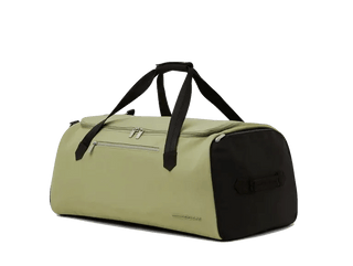 medium duffel bag in green and black