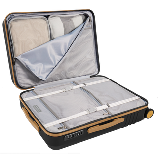 Compression boards allow you to pack more and stay wrinkle free.