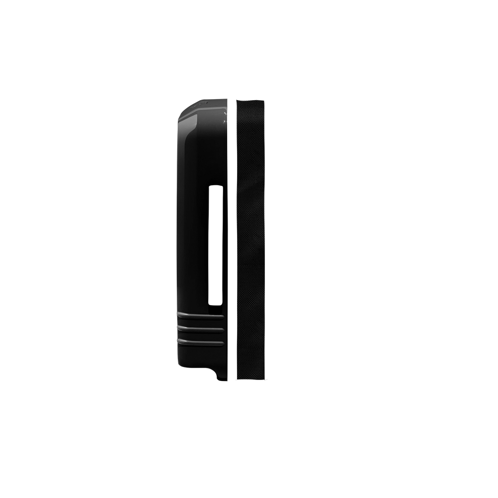 front lco x in black gloss