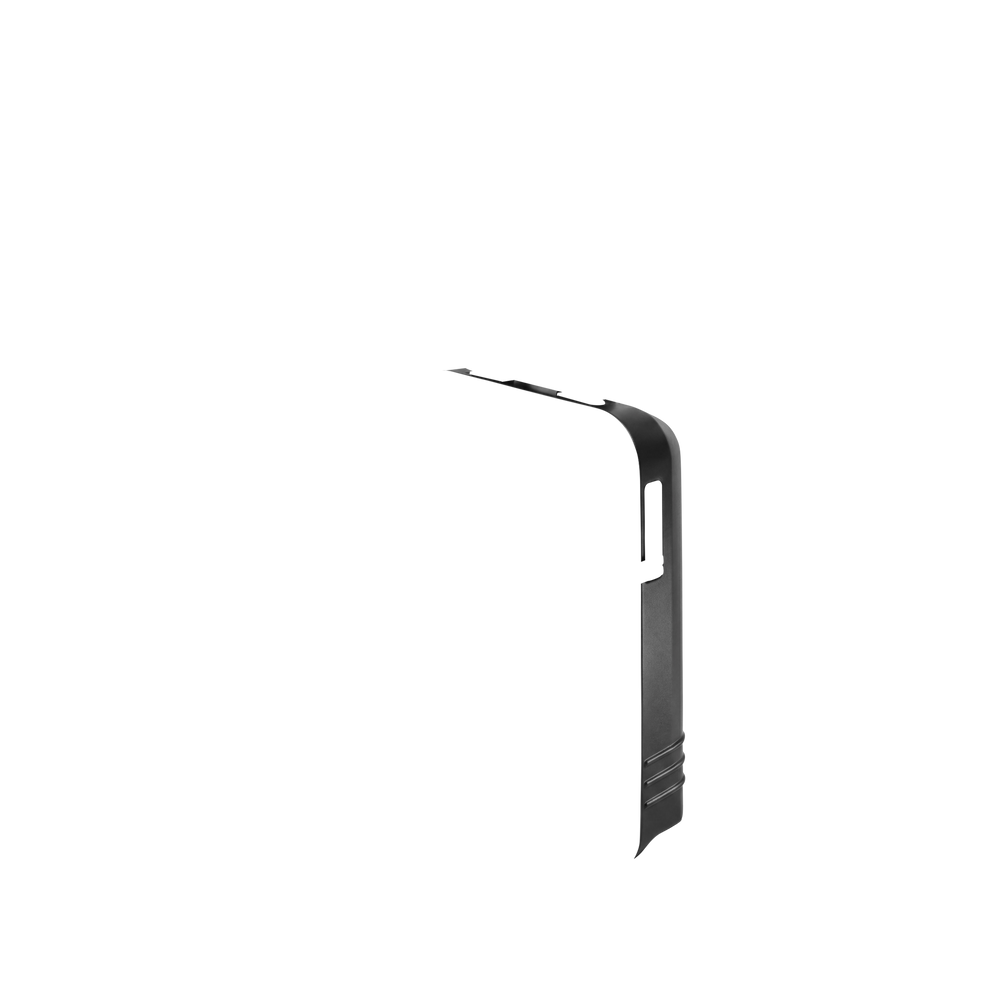 Matte Black | Carry-On | Back Shell | 3/4