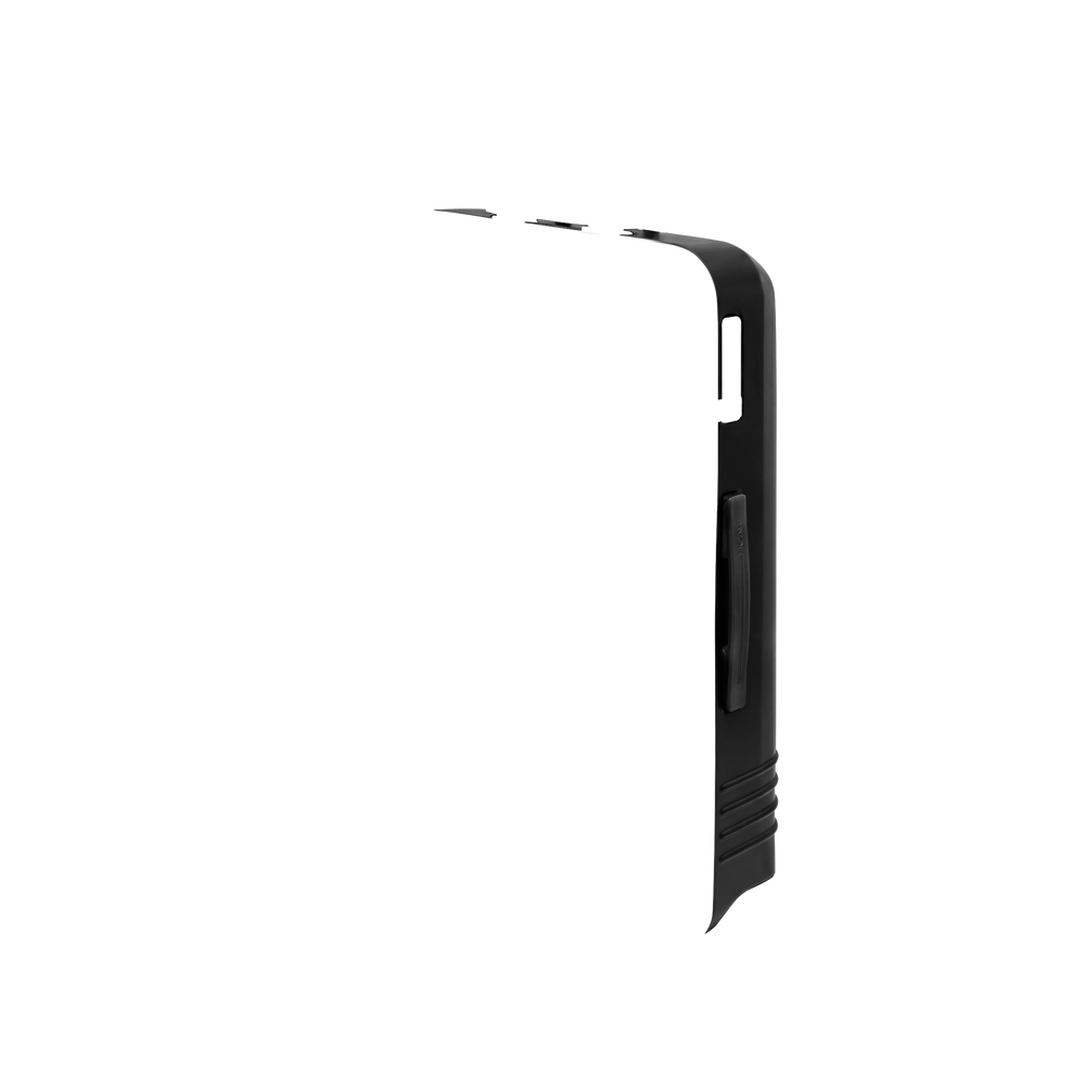 Matte Black | Large Check-In | Back Shell | 3/4