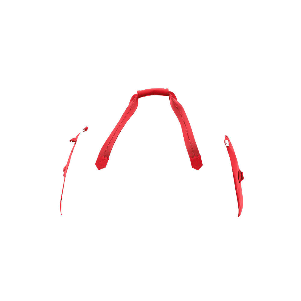 duffel medium end straps in rio fire