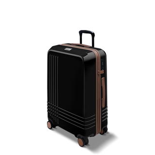 ROAM Check-In Expandable in Black Gloss / Black Gloss, three-quarter view – Grade B clearance