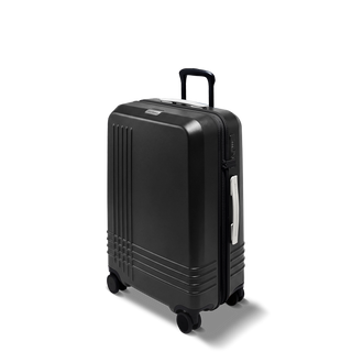 ROAM Check-In Expandable in Black Matte / Black Matte, three-quarter view – Grade B clearance