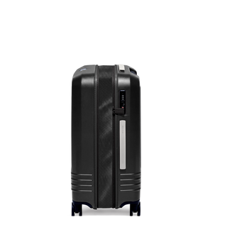 ROAM Check-In Expandable in Black Matte / Black Matte, side view (handle side) – Grade B clearance