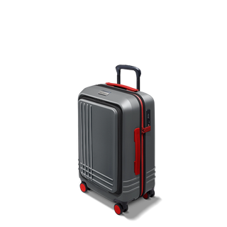 ROAM Carry-On Front Pocket in Steel / Steel, three-quarter view – Grade B clearance
