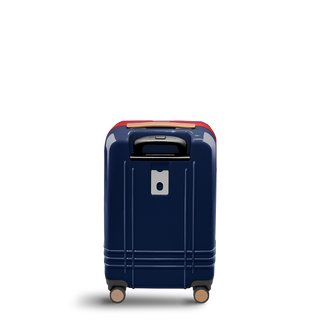 ROAM Carry-On Front Pocket Expandable in Red / Navy, back view – Grade B clearance