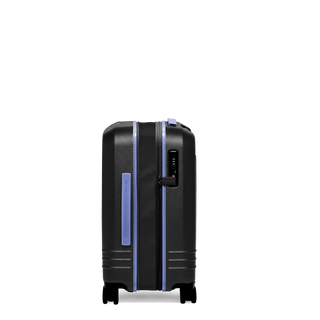 ROAM Large Carry-On Expandable in Black Matte / Black Matte, side view (handle side) – Grade B clearance