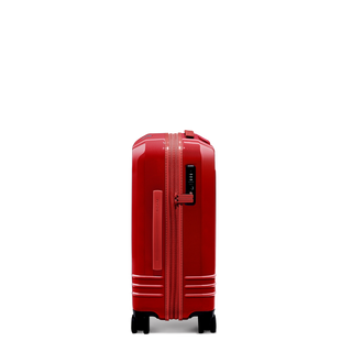 ROAM Large Carry-On Expandable in Red / Red, side view – Grade B clearance